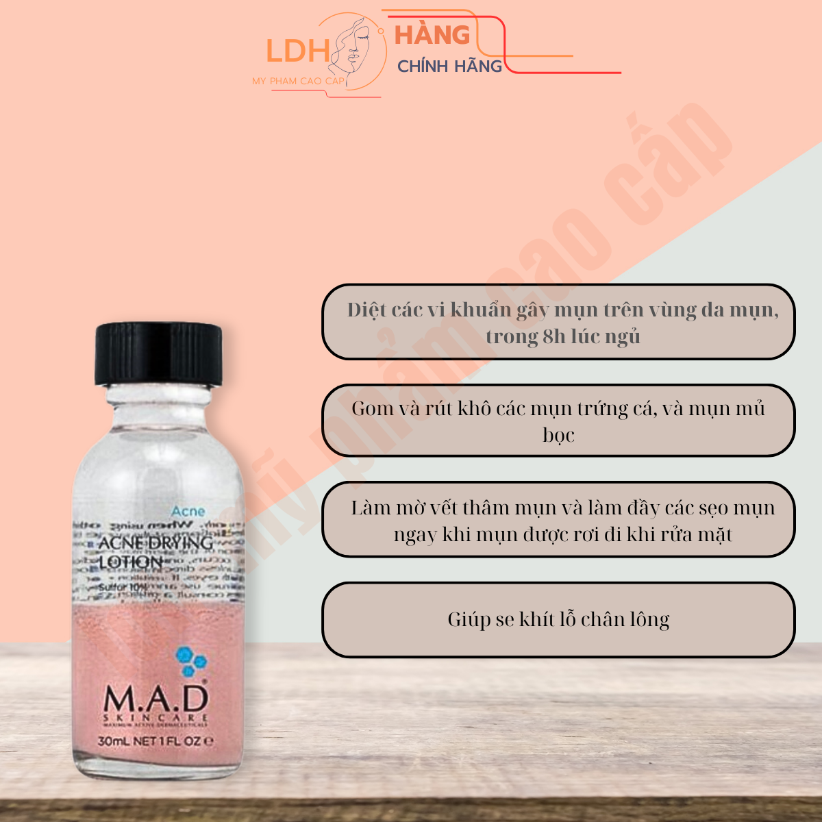 Serum rút mụn tiêu mụn tuổi teen acne dring lotion