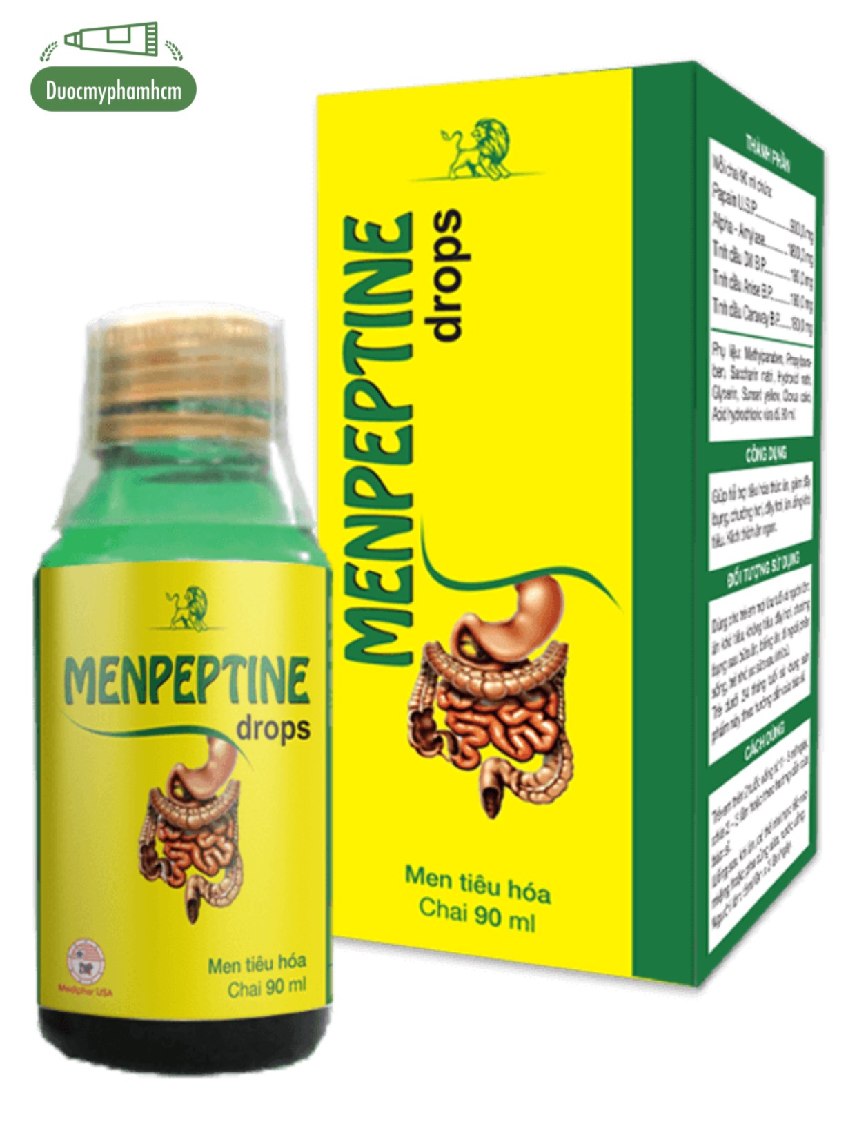 Men hỗ trợ tiêu hóa Menpeptine