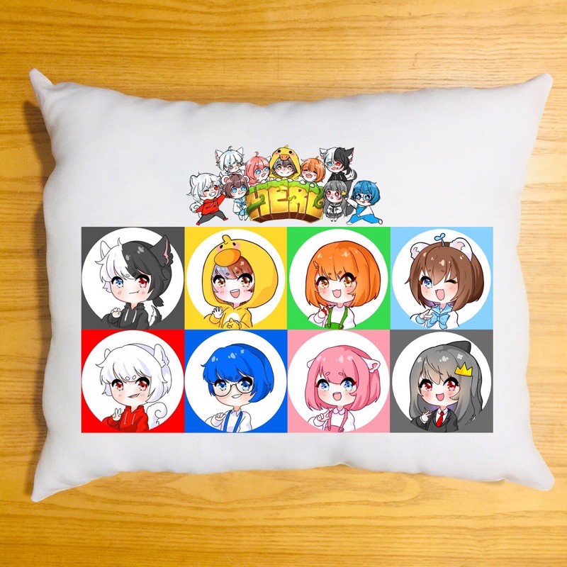 Gối ôm in hình hero team 40x50cm ruột bông hàn quốc
