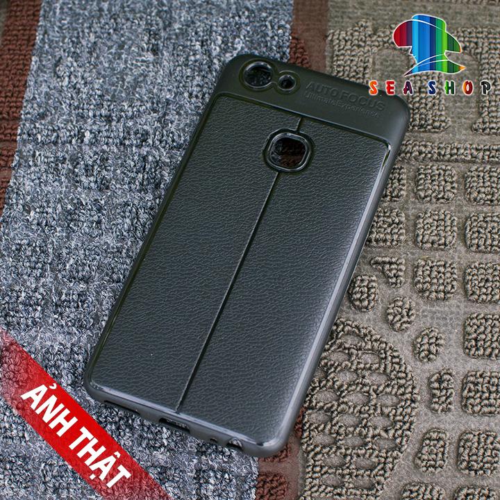 Ốp lưng Vivo V7 Nhựa dẻo - vân da loại A