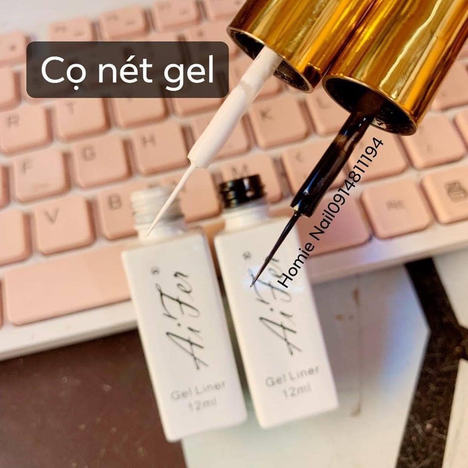 Sơn Gel Cọ Nét AIFER - Cọ Vẽ Nét MÓng Siêu Mảnh