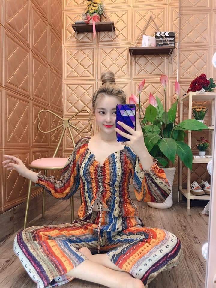 SÉT bộ lụa thổ cẩm mago chuẩn hàng cao cấp