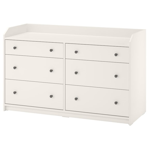 Bahia, tủ đựng đồ lưu trữ đa năng 6 ngăn kéo dra_018, 140x46x84cm, sản xuất bởi scandi home