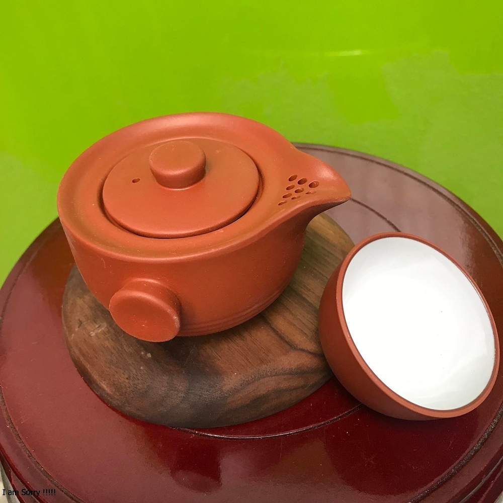 Bộ ấm chén Độc ẩm gốm sứ tử sa mẫu mới phụ kiện bàn trà - Linh Tâm Mộc Trầm