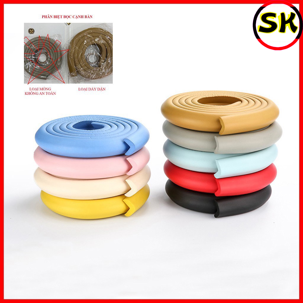 Bịt cạnh, góc bàn Silicon loại dày nhất