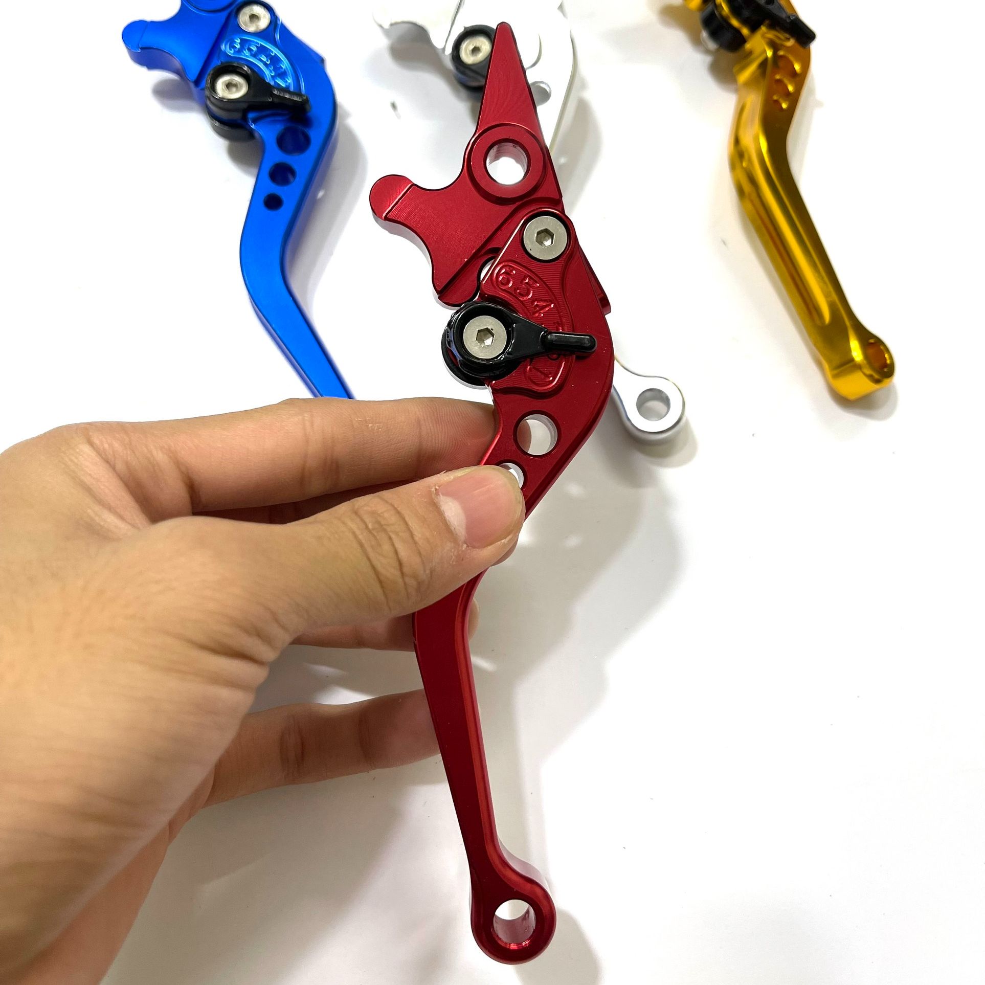 Tay thắng đĩa 6 số cao cấp CNC [ Center Racing ] Đủ Màu