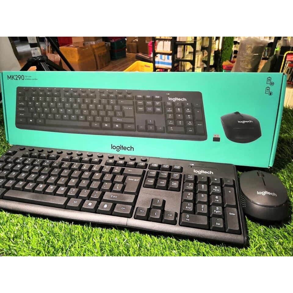 Combo Bàn Phím Và Chuột Không Dây Logitech Mk290