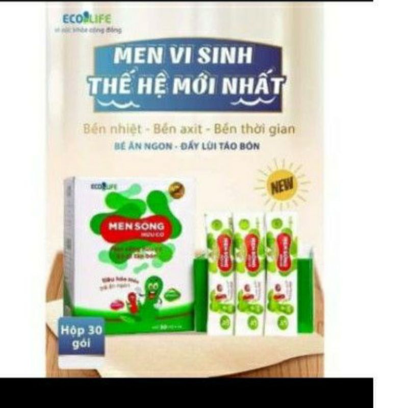 [HCM]Men Sống Hữu Cơ Ecolife Chính Hãng