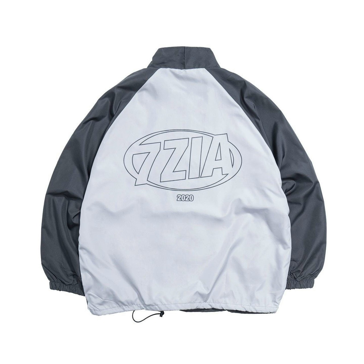 Áo khoác dù 7Zia - Trắng/Đen