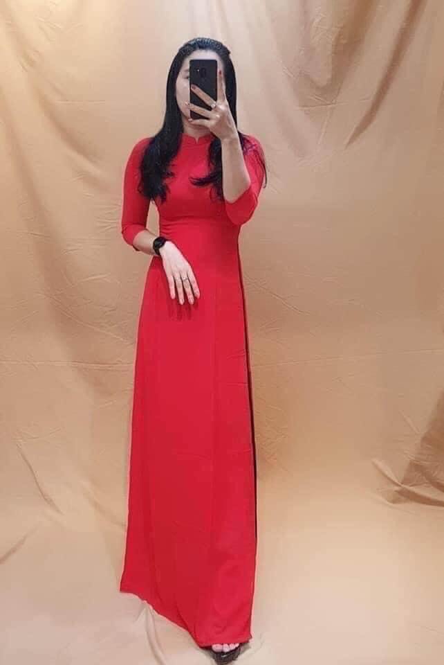 ÁO DÀI LỤA NHẬT TRƠN NHIỀU MÀU