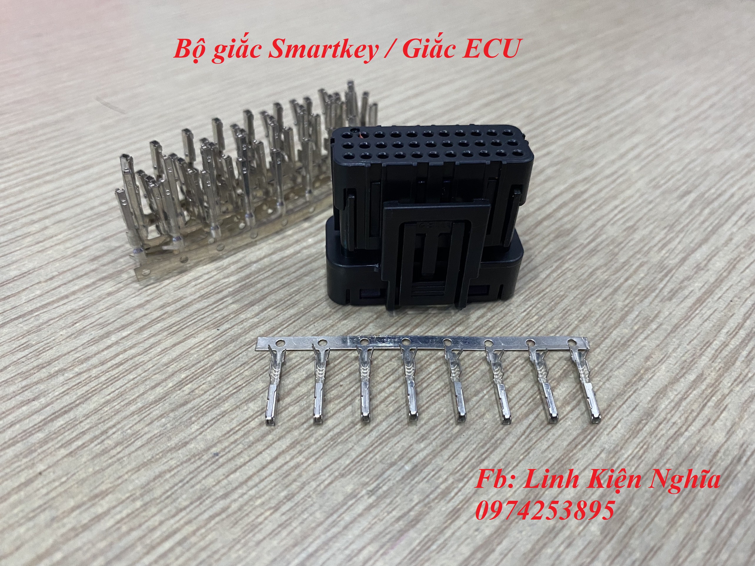 Bộ giắc ECU  Giắc nhựa Smartkey (1 bộ)