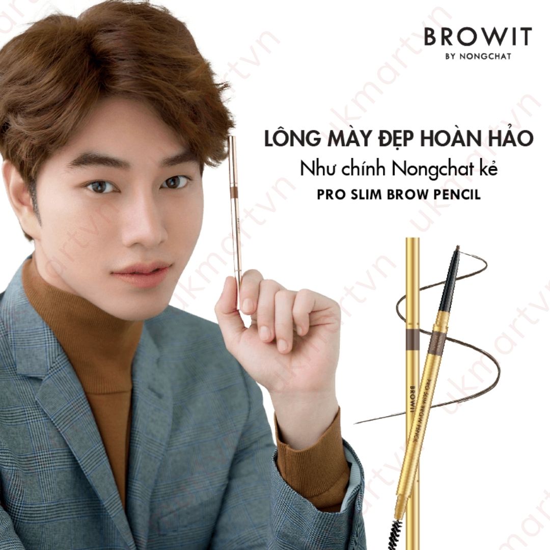 Chì Kẻ Mày Browit Pro Slim Brow Pencil Siêu Mảnh 0.06g