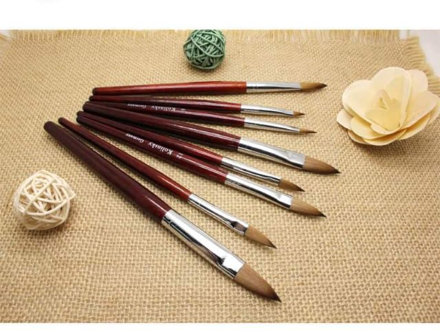 Cọ Đắp Móng Bột Kolinsy Số Từ 8-18