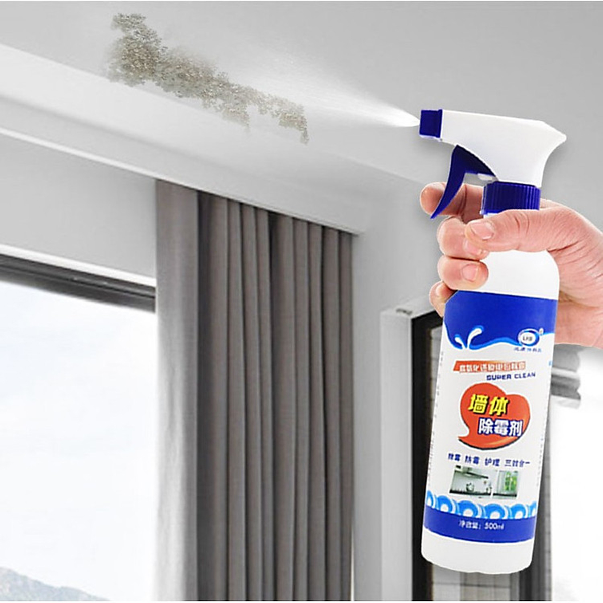 Chai xịt tẩy nấm mốc nhà cửa 500ml làm sạch siêu nhanh