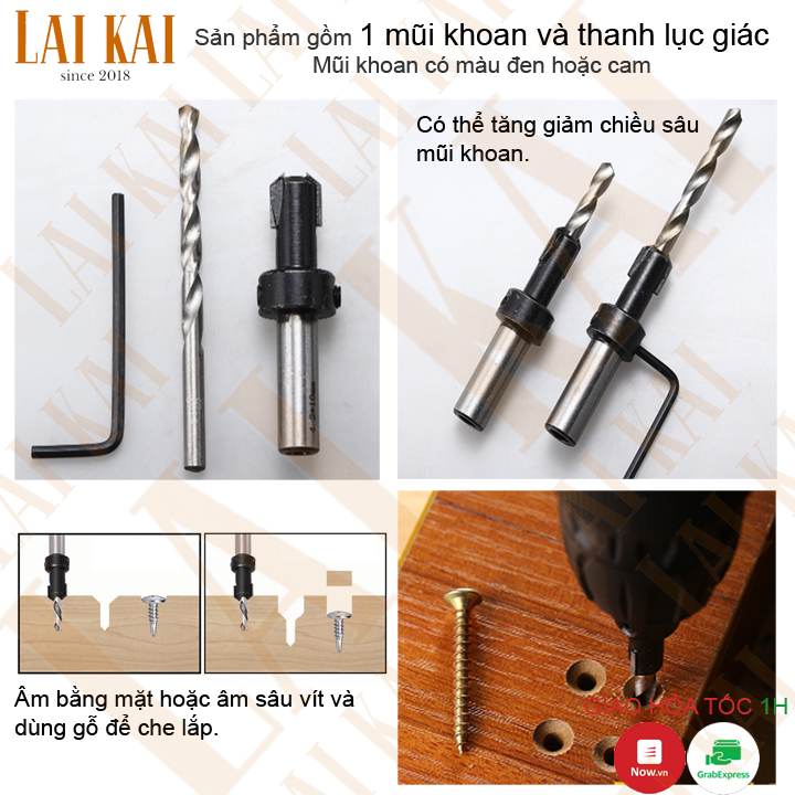 Mũi khoan âm vít