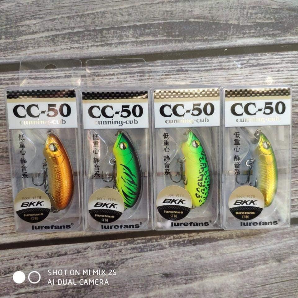 mồi câu lóc cc50 lure fan