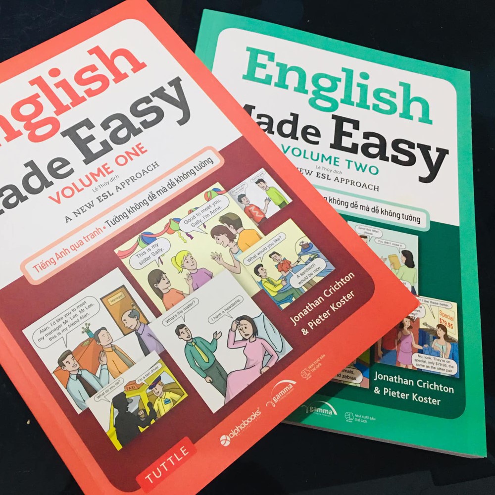 Sách - (Combo 2 cuốn) - English Made Easy Vol.1 & Vol.2