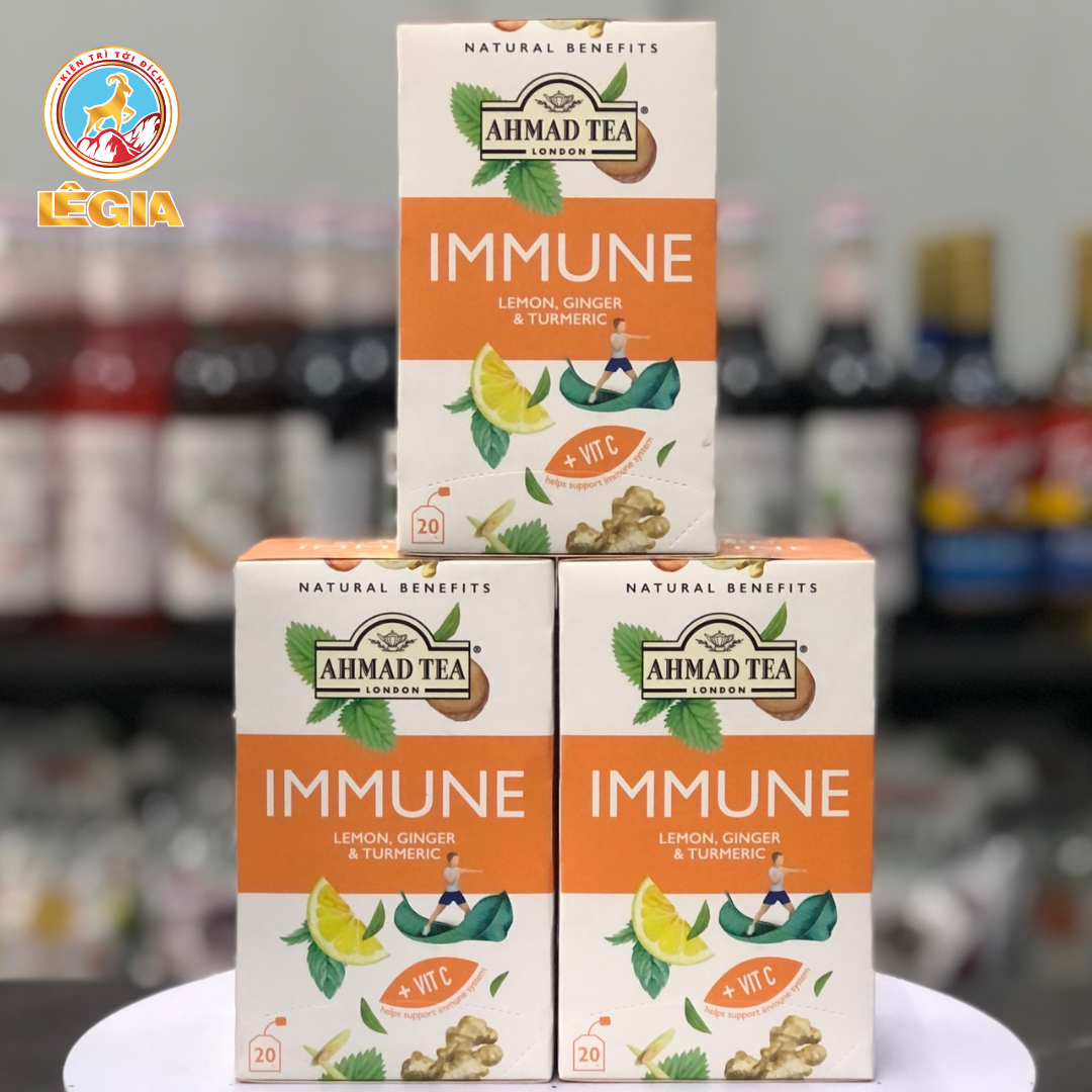 (TẶNG THÊM 2 GÓI LẺ) TRÀ AHMAD TĂNG CƯỜNG HỆ MIẾN DỊCH 30G - AHMAD IMMUNE NATURAL BENEFITS TEA
