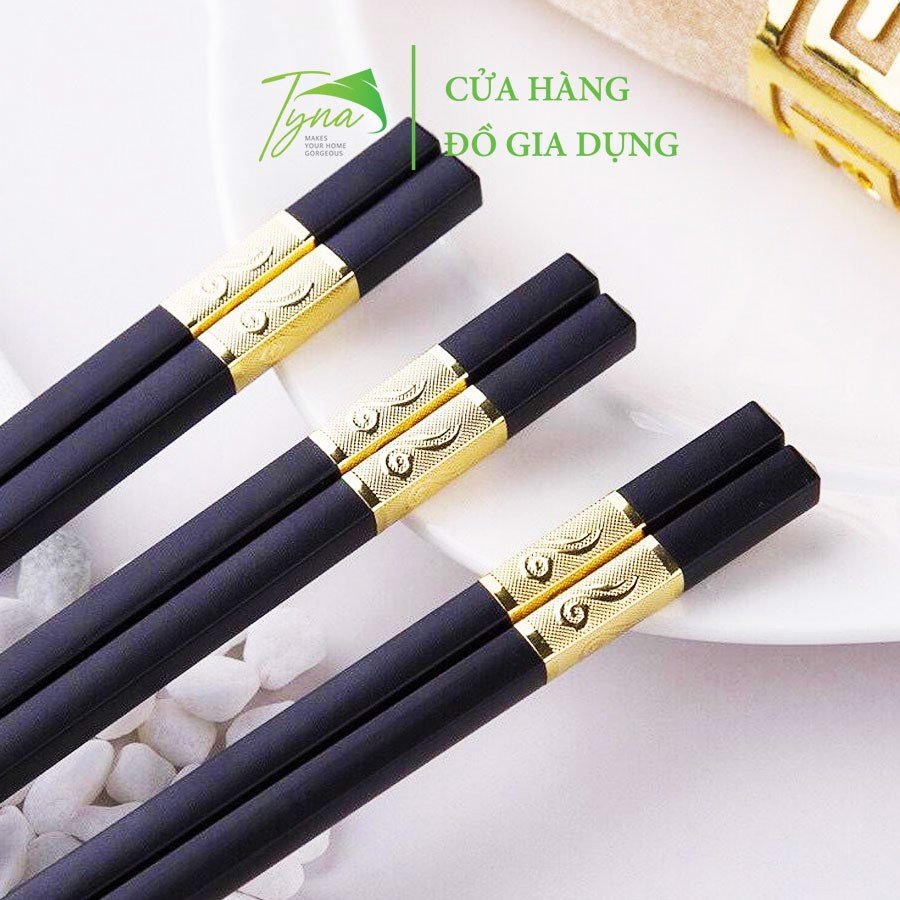 [A]Combo 50 đôi đũa mạ vàng Hàn Quốc . Loại 1