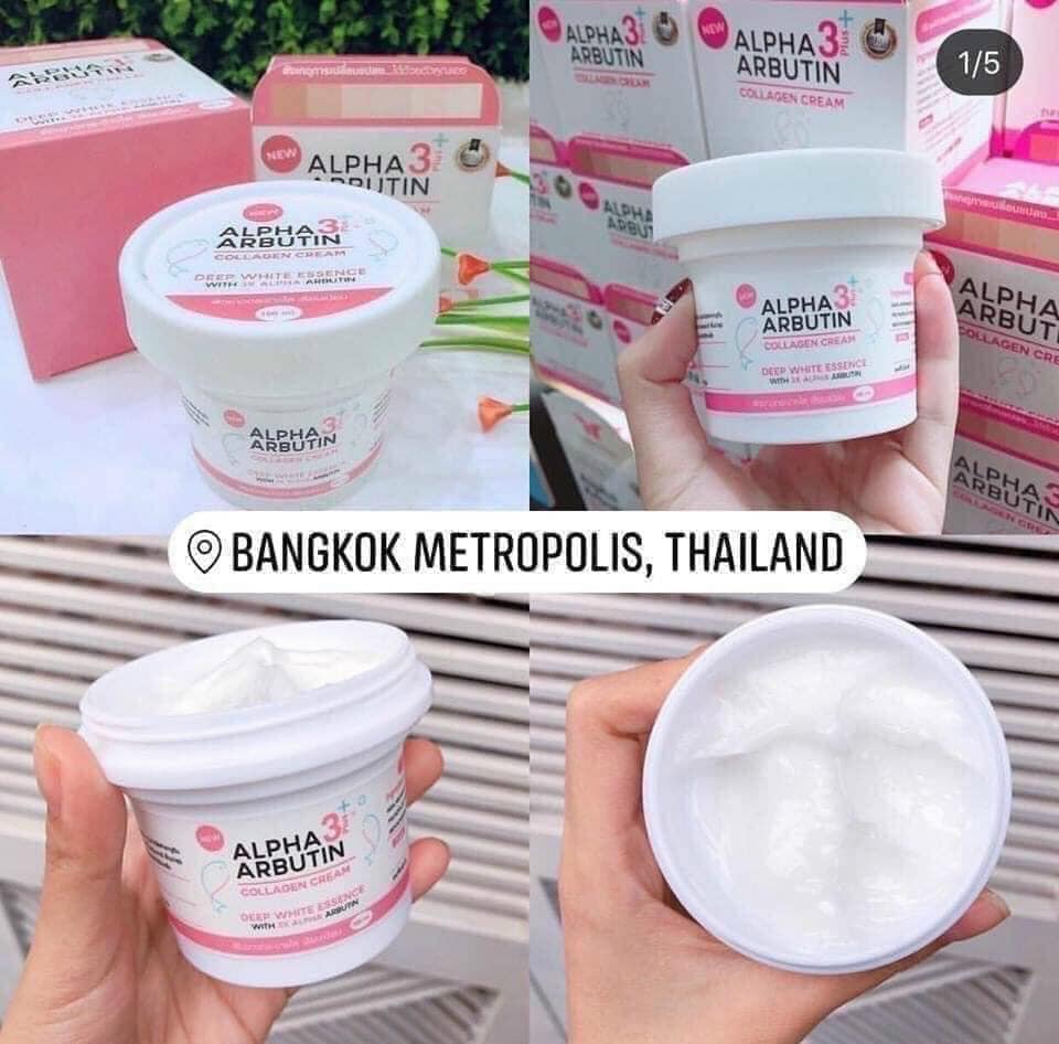 Kem kích trắng body alpha arbutin 3+ 100ml thái lan