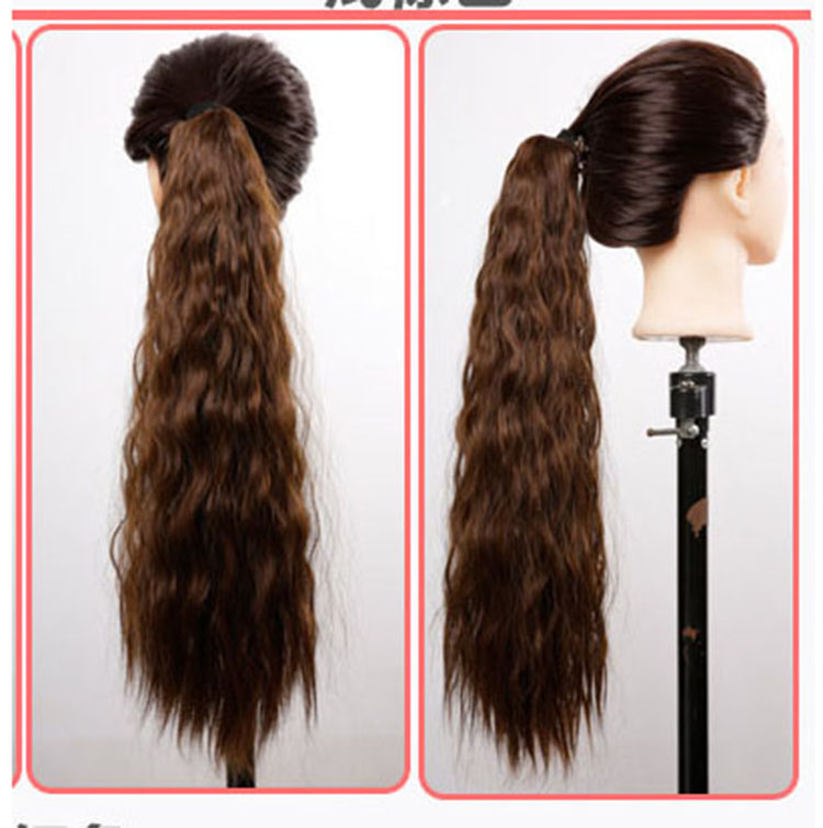 Tóc giả xù nữ dạng cột đuôi xù, tóc giả cột đuôi xù cao cấp - bum store