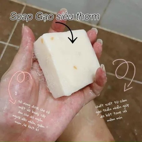 Xà Phòng Cám Gạo Thái Lan ( 6 cục)