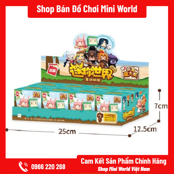 Mô hình Mini World Nhân Vật Bí Ẩn [Trọn Bộ Gồm 8 Hộp]