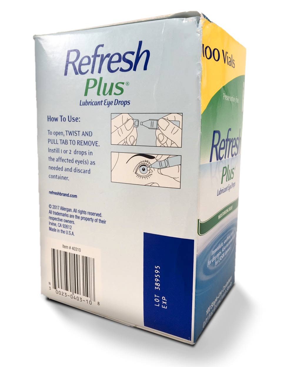 Nước mắt nhân tạo Refresh Plus Lubricant Eye Drops