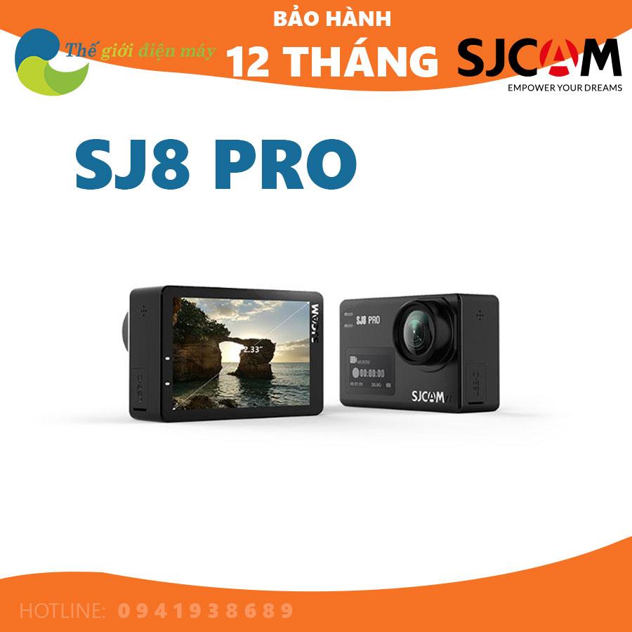 Camera hành trình camera hành động SJCAM SJ8 Pro 4K 60 FPS phiên bản đầy đủ phụ kiện cho một camera thê thao -- Bảo hành 12 tháng