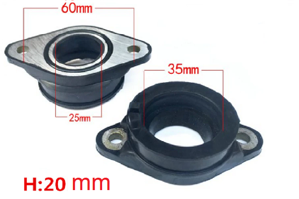 Cổ hút chế hòa khí GN125
