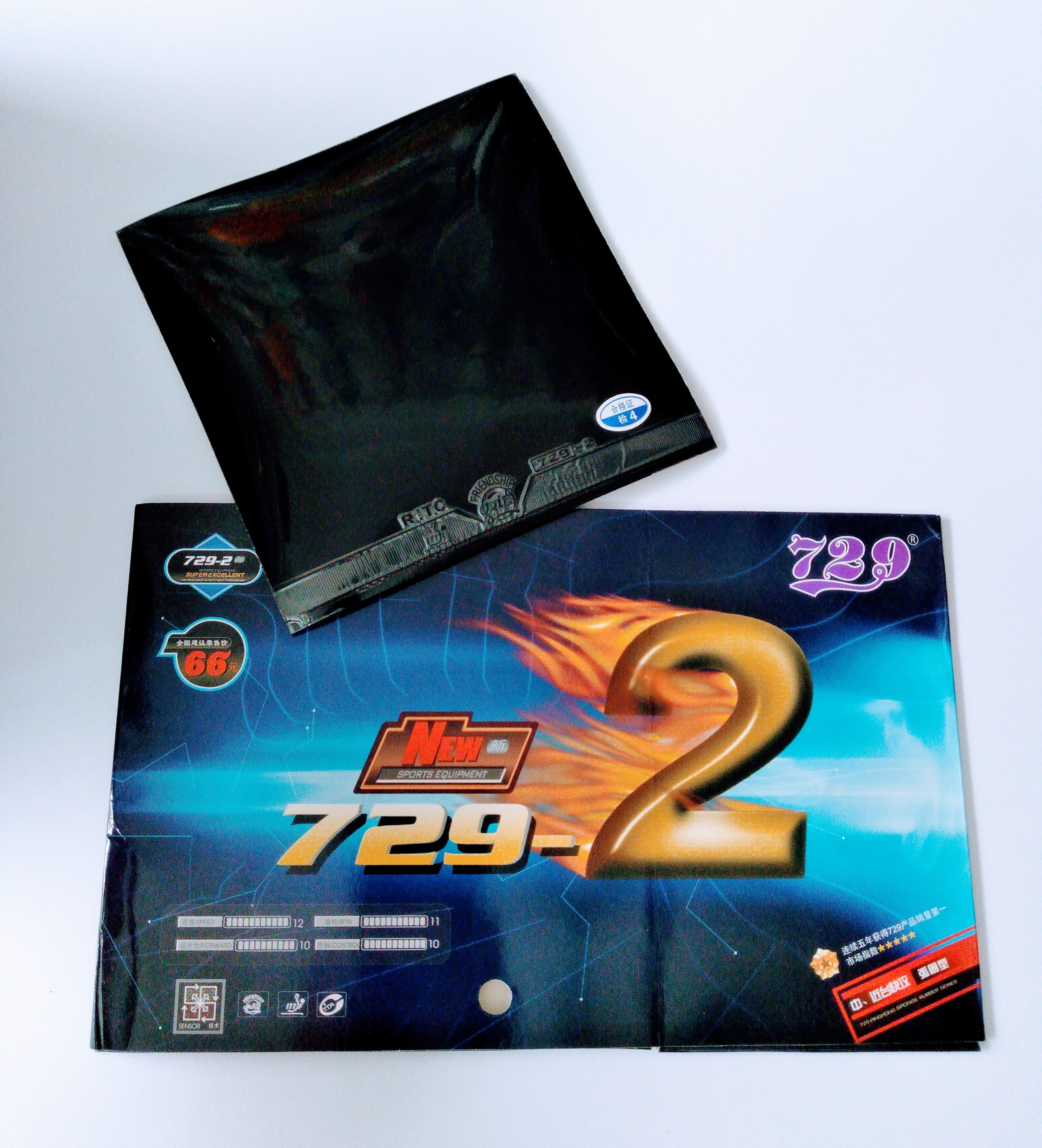 MẶT VỢT BÓNG BÀN 729-2 NEW