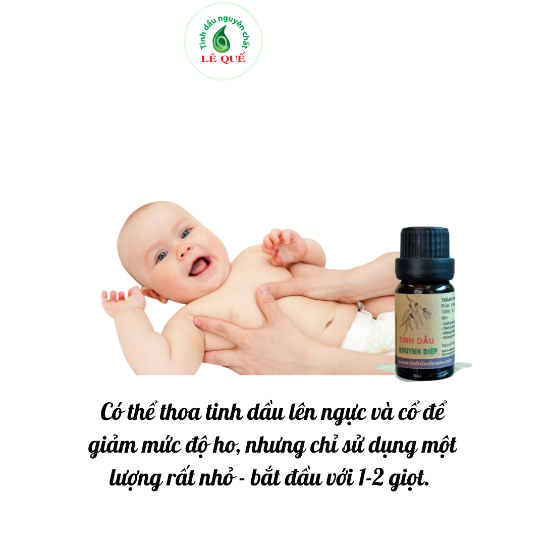 (Lê Quế) Tinh dầu khuynh diệp Lê Quế (Eucalyptus Essential Oil) Giảm ngạt mũi, sổ mũi, viêm họng Lọ 10-50ml Koshka Home