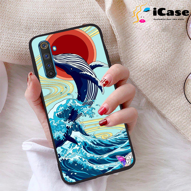 Ốp lưng Realme 6 Pro viền dẻo TPU BST Sea
