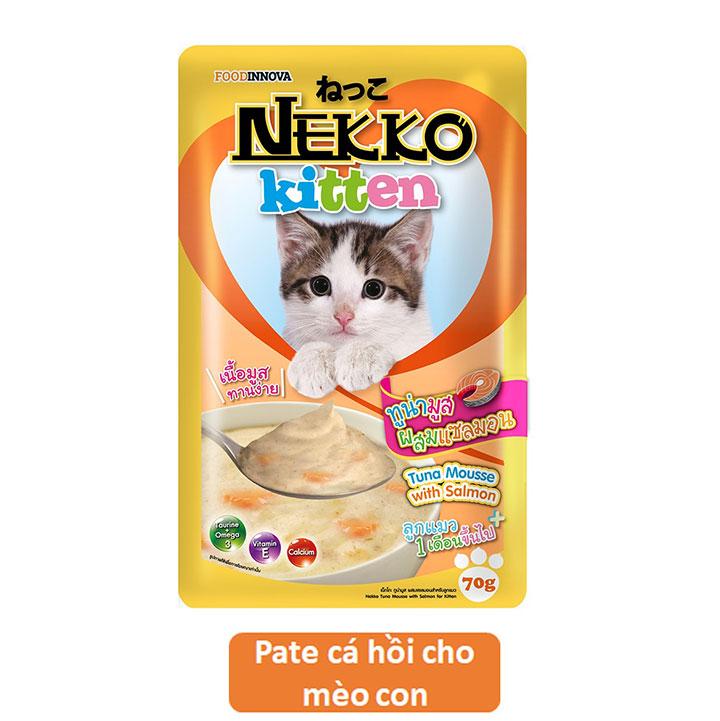 Pate kittens Nekko kitten 70g for cat from 1-12 months old-cutepets