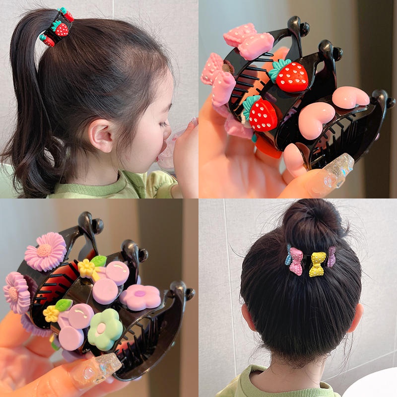 Bộ 3 Kẹp Tóc Đuôi Ngựa Dễ Thương