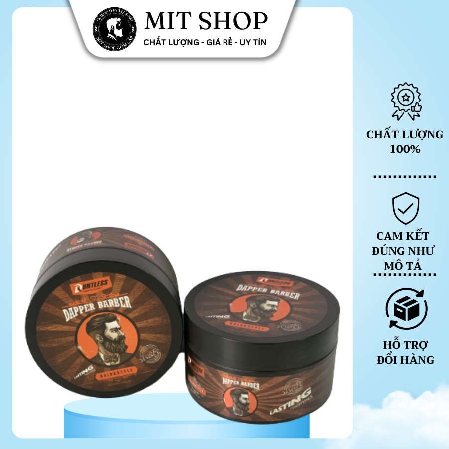 Sáp Vuốt Tóc DAPPER BARBER Chính Hãng 100ml [ẢNH TỰ CHỤP - HÀNG NGON]