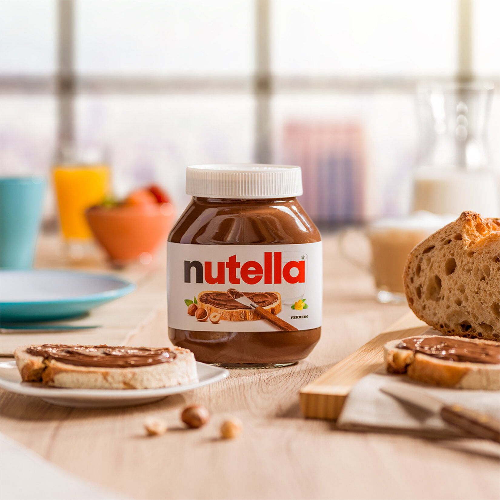 Mứt Hạt Dẻ Chocolate Nutella 750gr ( Lọ thủy tinh - Đức-  Date tháng 5 .2024 )