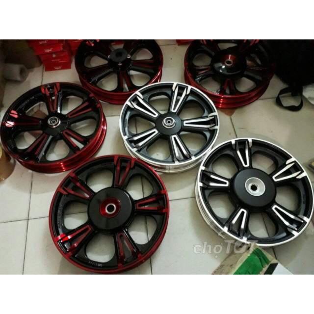 [HCM]Mâm Kuni Cho Click Vario Airblade Pcx Vision Cây Lớn Gắn Như Zin Ko Chế - Đỏ Đen