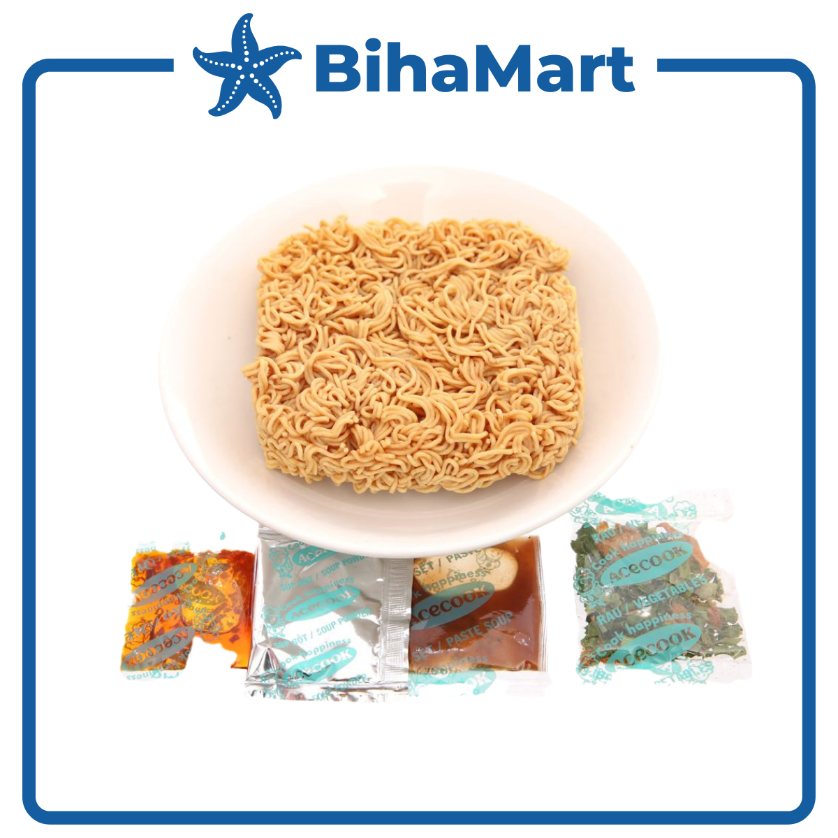 [SET 5 GÓI] - ACECOOK - Mì lẩu Thái Tôm, Mì ăn liền lẩu thái Tôm, Mì lẩu Thái hương vị Tôm, Mì Thế giới mì Acecook (81g/gói)