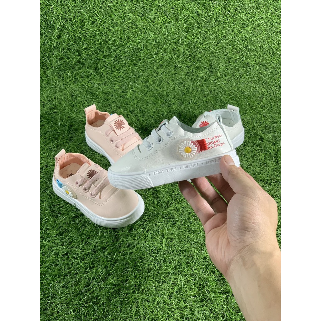 Giày Thể Thao Bé Gái Hoa Cúc Size 2136Ảnh Thật