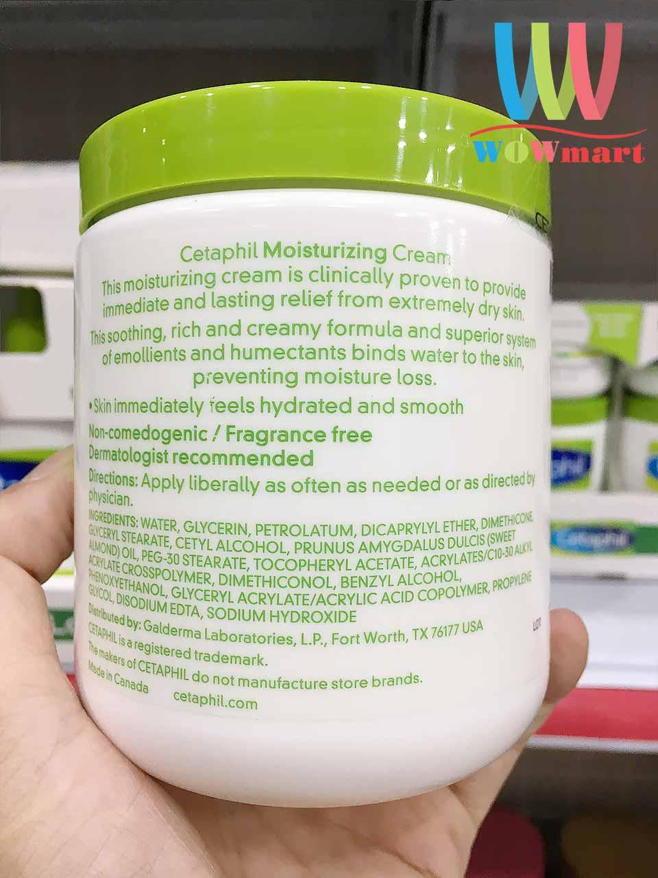 Kem dưỡng ẩm Cetaphil Moisturizing Cream 566g - MỸ