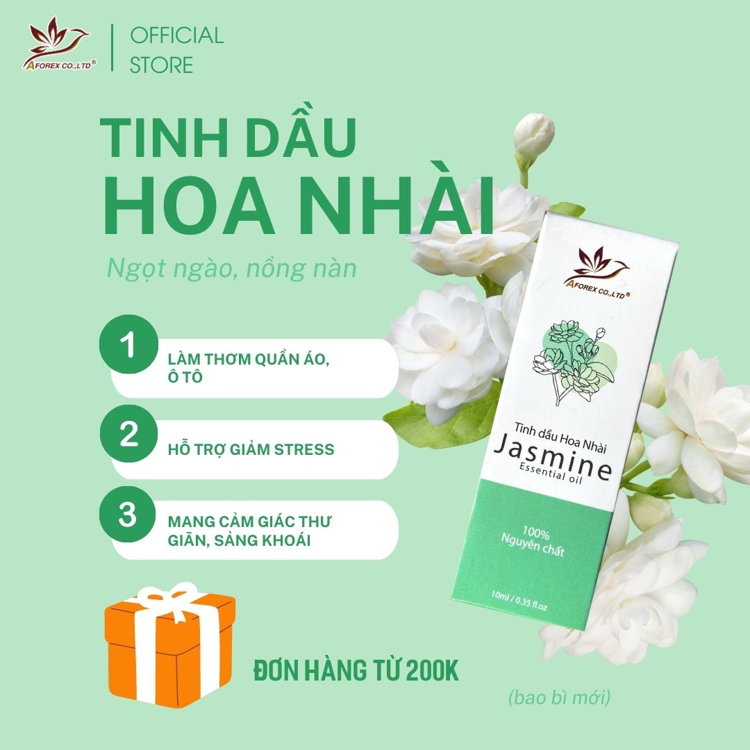 Tinh dầu Aforex Hoa Nhài 10ml, 50ml làm thơm phòng