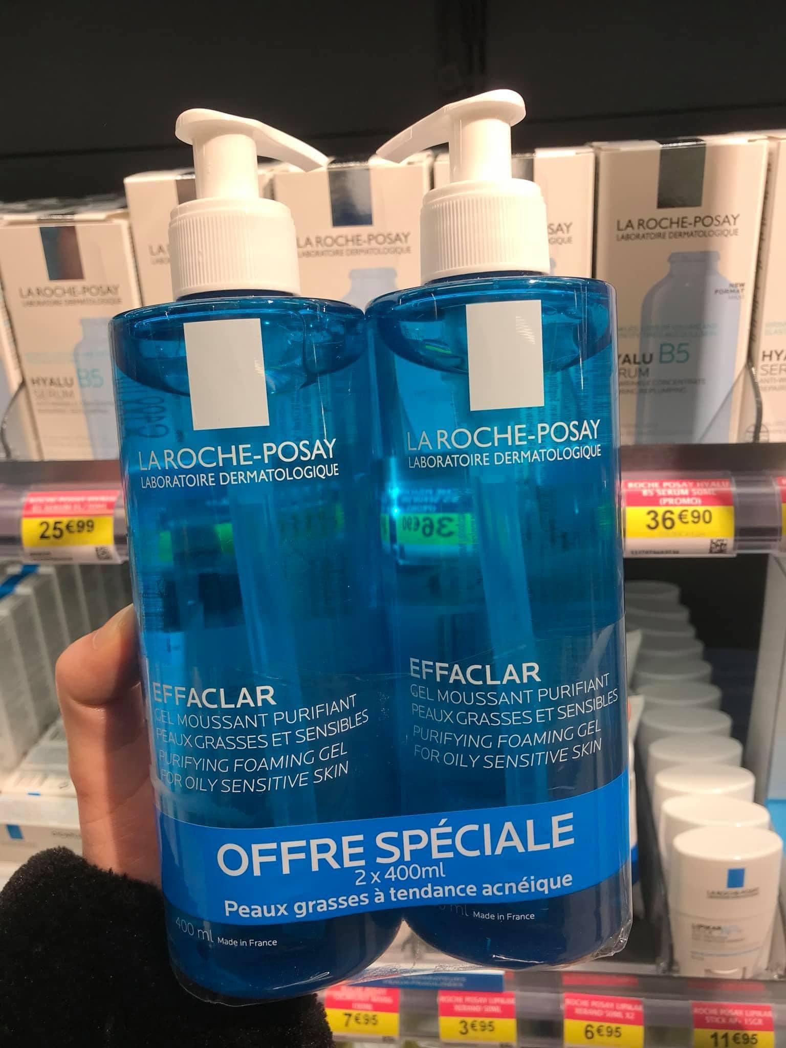 sữa rửa mặt La Roche Posay Effaclar 400ml