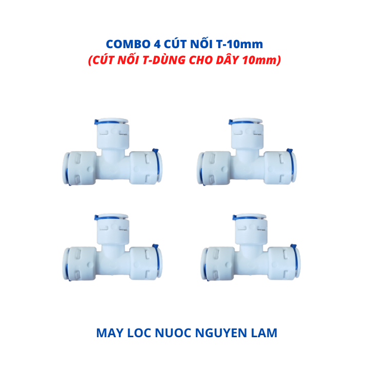 (HCM) Cút Nối T 10mm - Kết Nối Dây 10mm