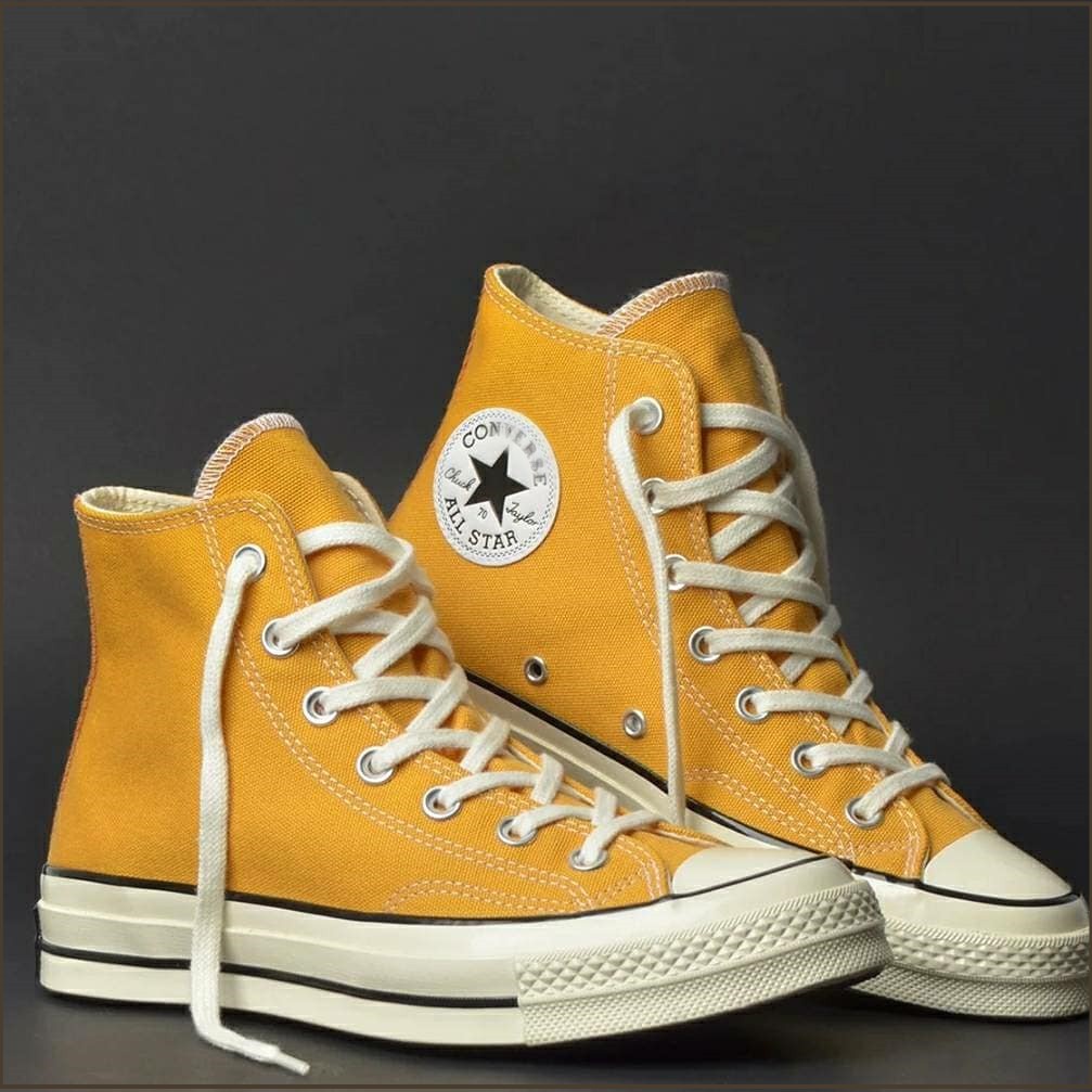 Giày Converse chuck 1970s cao cổ màu vàng( Tặng túi cv + bill + tất)