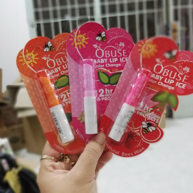 Son Dưỡng Môi OBUSE ANBE dưỡng ẩm giữ màu 12h( tặng cọ đắp mặt lạ)