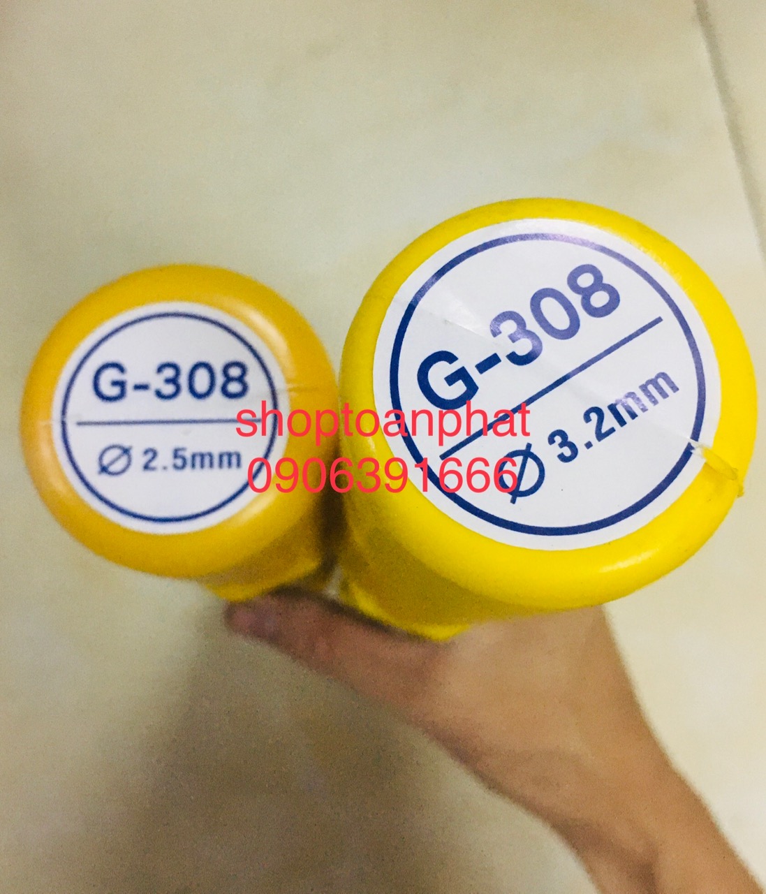 Combo 5 Que hàn inox Kim Tín 2li5 và 3li2