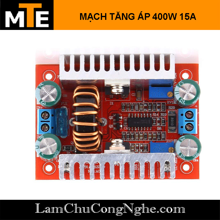 Mạch tăng áp 400W 15A DC-DC 8.5-50V lên 12-60V