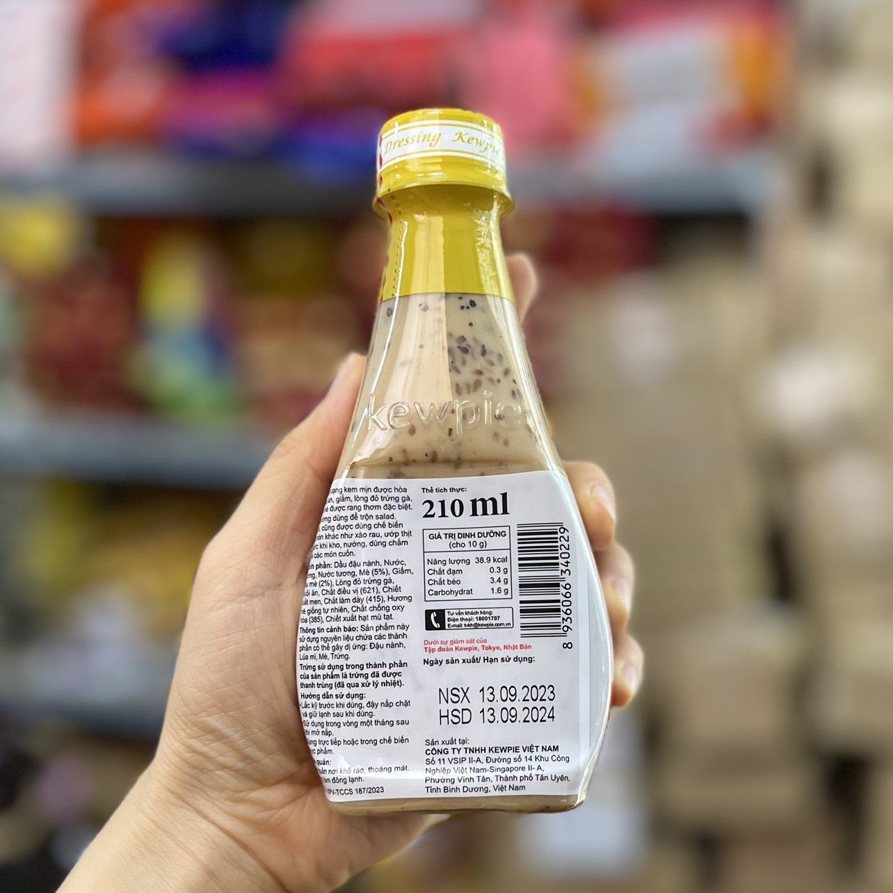 Sốt mè rang Kewpie 210ml trộn salad
