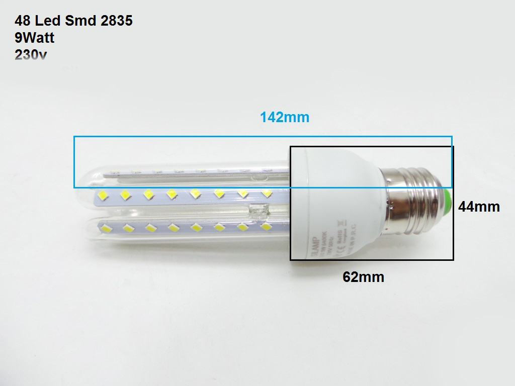 Đèn led chữ U - Đèn led 3U